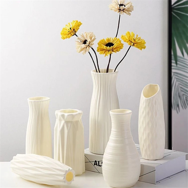 Badminton Live - Vase à Fleurs Moderne en Plastique,