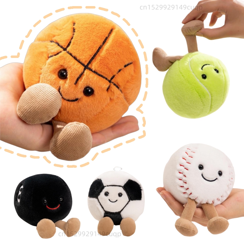 Badminton Tv - Jouets en peluche de 10cm, mignon,