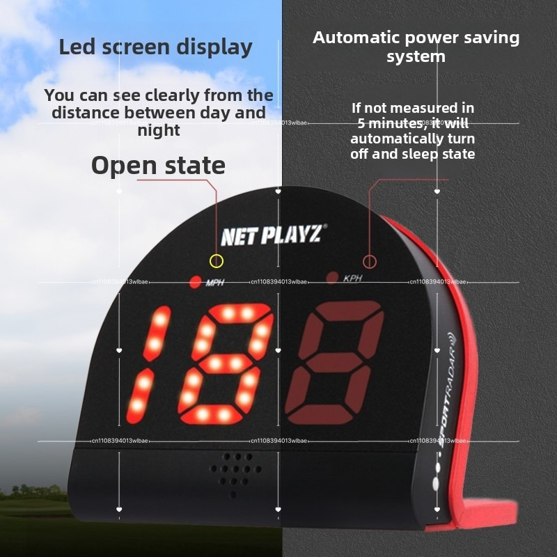 Badminton Velocity - Pistolet radar multi-sports professionnel : mesureur