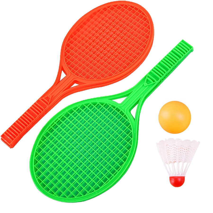 Badminton Fun Game - 4 pièces/ensemble Mini raquette de Tennis