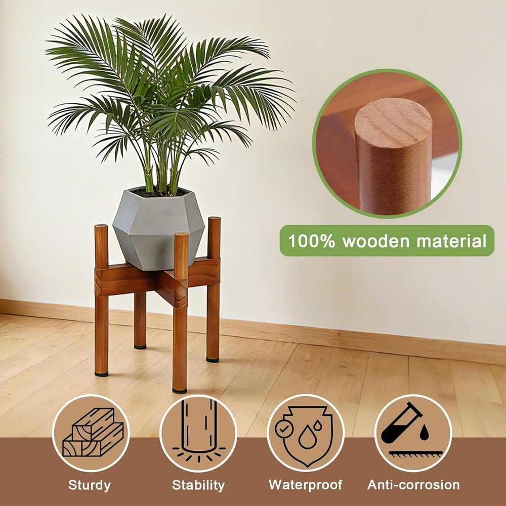 Support de plantes en bois d'i - Badminton Live avis et prix