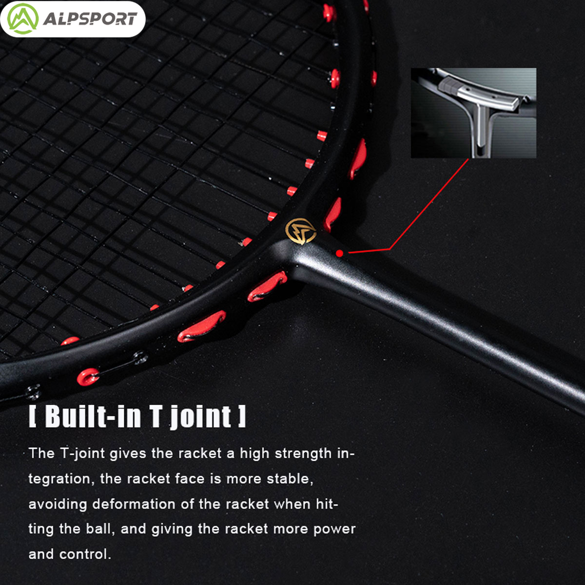 Alpsport MH-V5 5U 75g Ondulé O - Li Ning Racket avis et prix