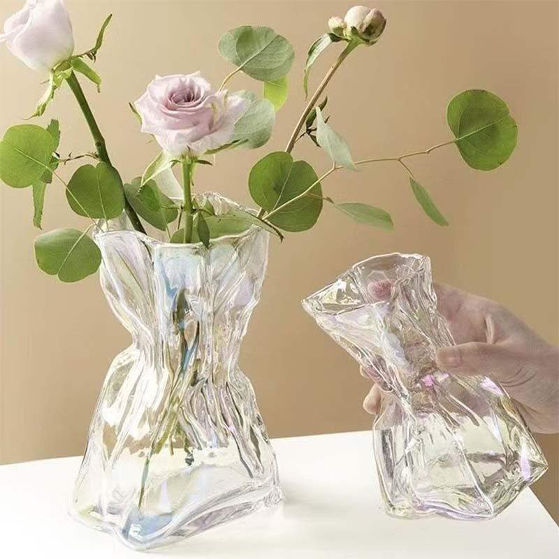 Vase en verre transparent créa - Badminton Live avis et prix